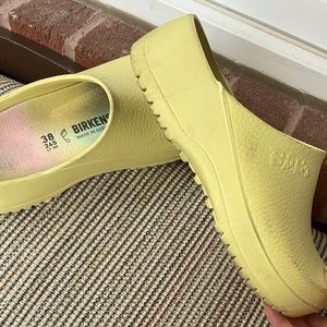 Yellow “Birkies” Birkenstock’s